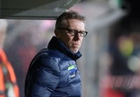 Fussball DFB Pokal Achtelfinale 14/15: Trainer Peter Stoeger (1. FC Koeln)