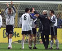 Teamchef Rudi Voeller/Ballack   Deutschland - Ukraine
