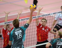 Volleyball 1. Bundesliga  Saison  14/15: TV Rottenburg  - SWD powervolleys Dueren