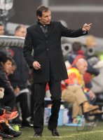 FUSSBALL SERIE A: Trainer Massimiliano Allegri (AC Mailand)