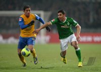 Fussball, 1. Bundesliga  Saison 2013/2014: SV Werder Bremen - Eintracht Braunschweig