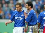 Fussball 1. Bundesliga: S04, BOEHME und KMETSCH
