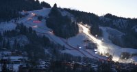 Ski Alpin Abfahrt Kitzbuehel 2015; Rennstrecke