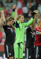 Fussball International Audi Cup 2011: SCHLUSSJUBEL FC Bayern Muenchen