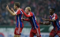 Fussball, 1. Bundesliga  Saison 2014/2015: SV Werder Bremen - FC Bayern Muenchen