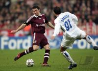 Fussball Champions League Bayern-Mailand; Zweikampf