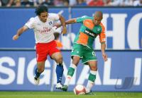Fussball 1. Bundesliga: Hamburg - Bremen