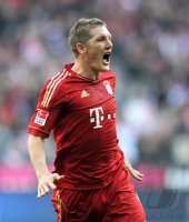 Fussball 1. Bundesliga, Saison 2011/2012:  Bastian Schweinsteiger (FC Bayern Muenchen)