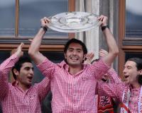 Fussball 1. Bundesliga :   JUBEL  Hamit Altintop   (FC Bayern Muenchen)