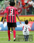 Fussball 1. Bundesliga: Leverkusen - Gladbach, Roque JUNIOR mit Junior