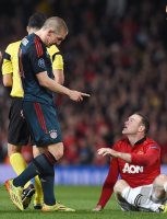 Fussball International CHL Saison 13/14: Manchester United FC - FC Bayern Muenchen