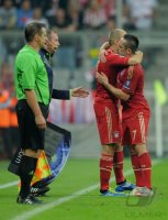 Fussball CHL  Saison 2011/2012:  FC Bayern Muenchen - Manchester City