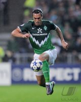 Fussball Champions League  Saison 2010/2011: Hugo Almeida (SV Werder Bremen)