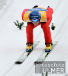 Skispringen Vierschanzentournee Innsbruck - Ahonen in der Anlaufspur