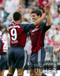 Fussball - DFB-Pokal: Bremen (A) - Muenchen, Zweikampf
