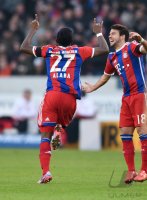 Fussball 1. Bundesliga Saison 14/15: JUBEL Arjen Robben (FC Bayern Muenchen)