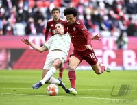 Fussball 1. Bundesliga Saison 21/22: FC Bayern Muenchen - SpVgg Greuther Fuerth