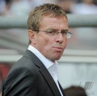 Fussball 1. Bundesliga  Saison 2011/2012:  Trainer Ralf Rangnick (FC Schalke 04)