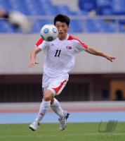 FUSSBALL INTERNATIONAL:  Mun In Guk  (Nordkorea)