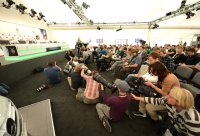 FUSSBALL INTERNATIONAL EURO 2012:  Pressekonferenz der Deutschen Nationalmannschaft in Danzig