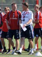 1. Fussball Bundesliga : Training beim FC Bayern Muenchen