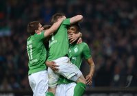 Fussball 1. Bundesliga  Saison 11/12:  SV Werder Bremen - Borussia Moenchengladbach