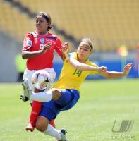 Fussball Frauen FIFA U 17  WM  2008  Brasilien - England