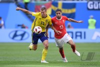 FUSSBALL WM 2018 Achtelfinale: Schweden - Schweiz