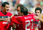 FUSSBALL 1. Bundesliga  Leverkusen - Hannover, Jubel