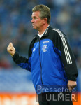 Fussball 1. Bundesliga: Schalke - Frankfurt, HEYNCKES enttaeuscht