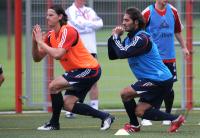 Fussball 1. Bundesliga: Training beim FC Bayern Muenchen