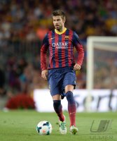 FUSSBALL International 2013/2014: Gerard Pique (Barca)