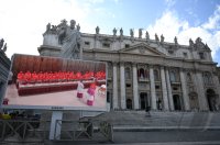 Papstwahl / Konklave: Papstwahl / Konklave beginnt mit dem Einzug 133. Kardinaele in die Sixtinischen Kapelle