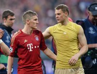 FUSSBALL INTERNATIONAL CHL HALBFINALE 12/13: SCHLUSSJUBEL FC Bayern Muenchen