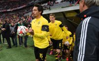 Fussball DFB Pokal Halbfinale 14/15: FC Bayern Muenchen - Borussia Dortmund