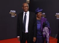 Fussball FIFA Ballon d Or 2015: FIFA Interimspraesident HAYATOU (Kamerun, FIFA-Exekutivkomitee und CAF Praesident)