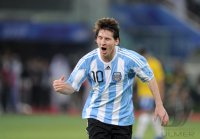 FUSSBALL INTERNATIONAL:  JUBEL Lionel MESSI (Argentinien)