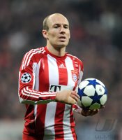 Fussball CHL  Saison 2010/2011: Arjen Robben (FC Bayern Muenchen)