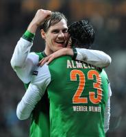 FUSSBALL, EUROPA LEAGUE GRUPPENPHASE: Bremen, BOROWSKI und ALMEIDA