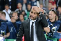 Fussball Supercup Finale 2013: Trainer Pep Guardiola (FC Bayern Muenchen)
