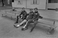 Fussball 1. Bundesliga Saison 1968/1969: Beckenbauer, Maier, Mueller (F