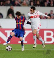 FUSSBALL  International CHL 09/10 : VfB Stuttgart -  FC Barcelona