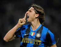 FUSSBALL SERIE A:  JUBEL  Ibrahimovic (Inter Mailand)