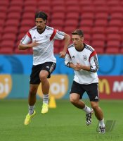 FUSSBALL WM 2014  Achtelfinale PK; Abschlusstraining Deutschland