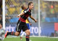 FUSSBALL WM 2014, HALBFINALE: Brasilien - Deutschland