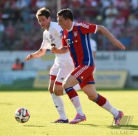 FUSSBALL 1. Bundesliga 14/15 Testspiel: Red Baroons Dietmannsried  - FC Bayern Muenchen