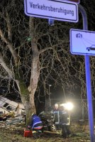 Schwerer Verkehrsunfall auf der L 385 Rottenburg - Weiler