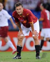 FUSSBALL CHAMPIONS LEAGUE: AS ROM, TOTTI enttaeuscht