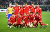 Fussball WM-Qualifikation: Russland, Teamphoto