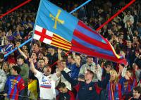 Barca Fans im Stadion  Nou Camp